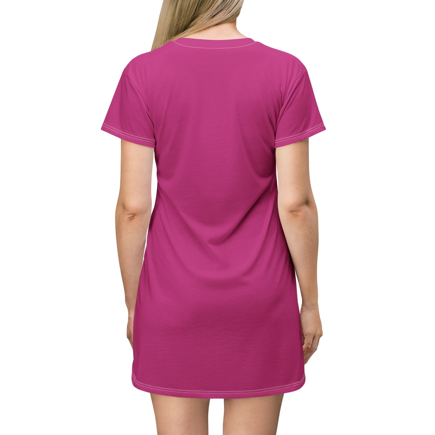 Unicorn Vibes T-Shirt Dress - Fun & Playful Pink Dress for Every Occasion