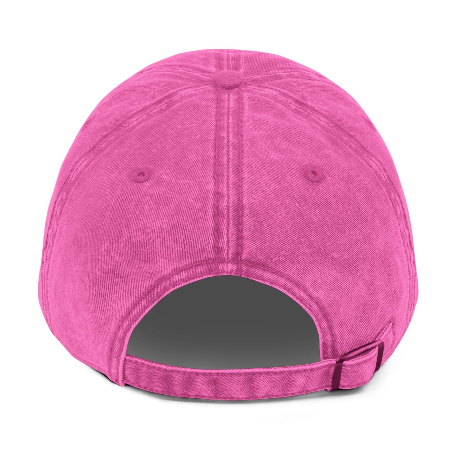 Feral and Unhinged Vintage Embroidered Hat - Pink