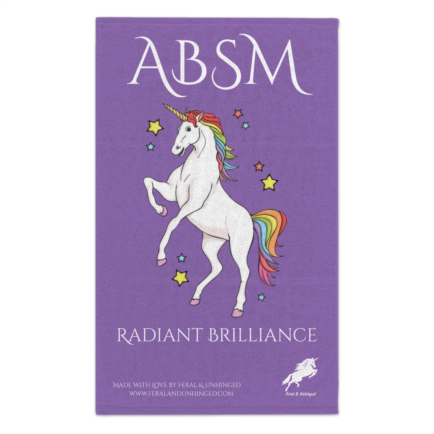 ABSM Radiant Brilliance Rally Towel - Lavender