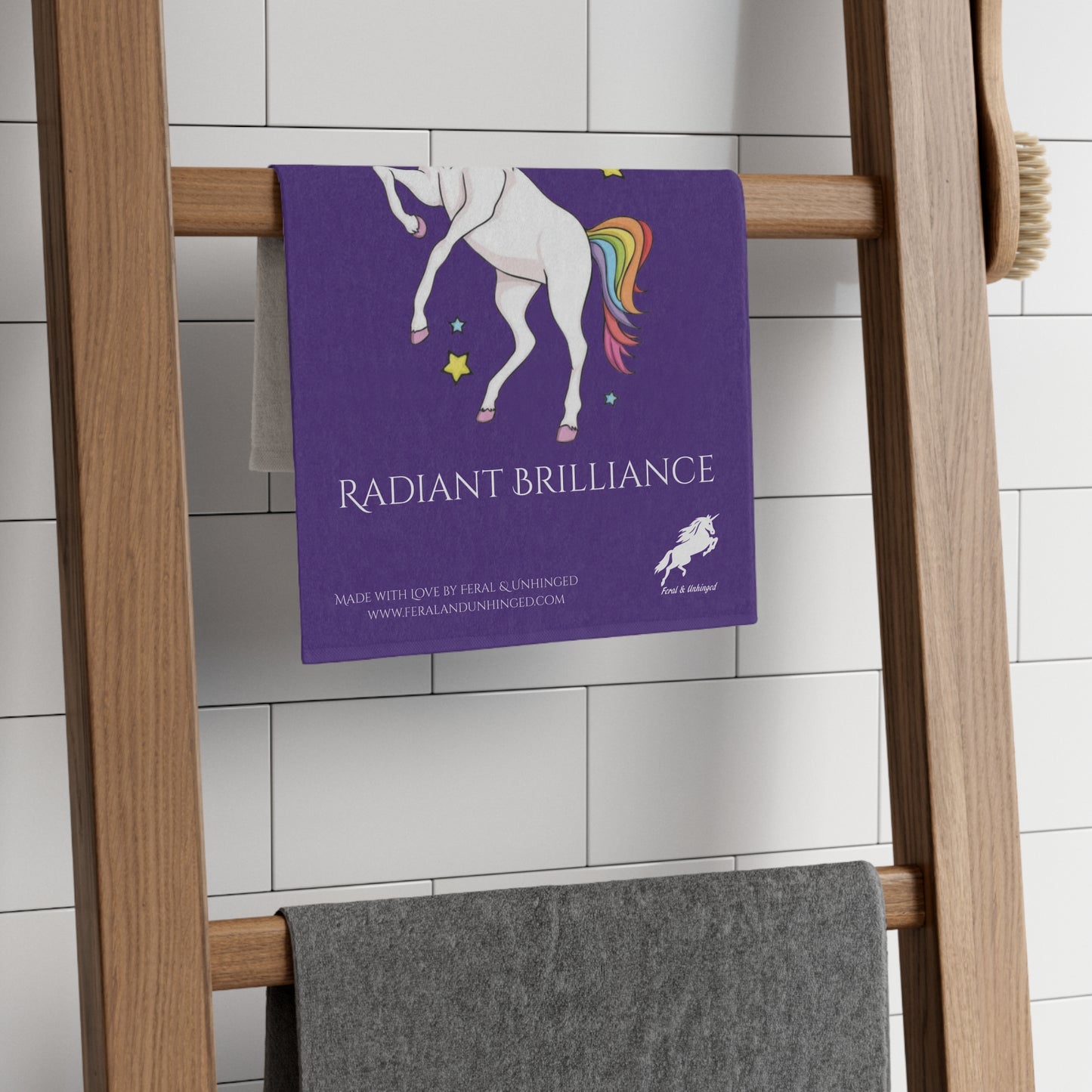ABSM Radiant Brilliance Rally Towel - Aubergine