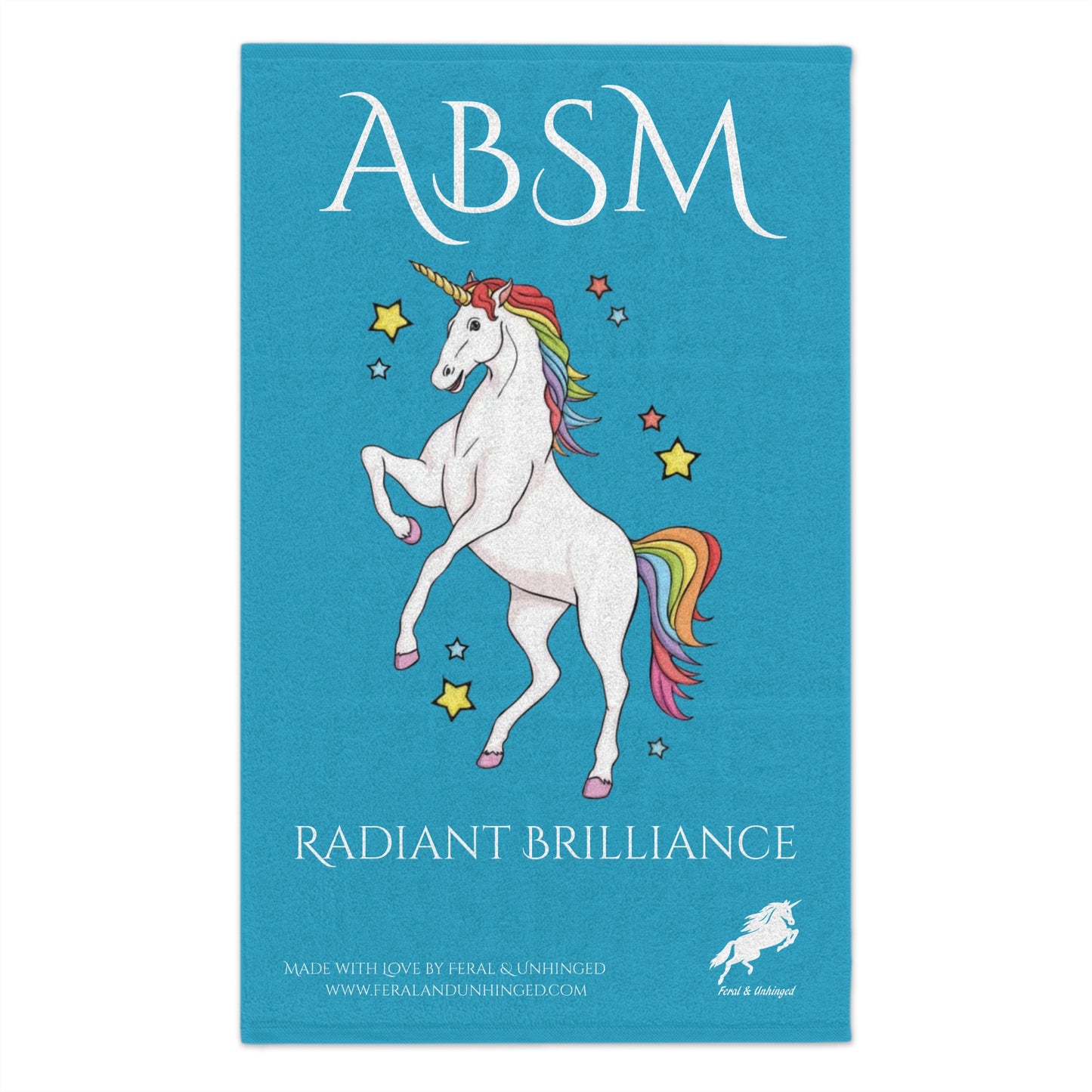 ABSM Radiant Brilliance Rally Towel - Turquoise