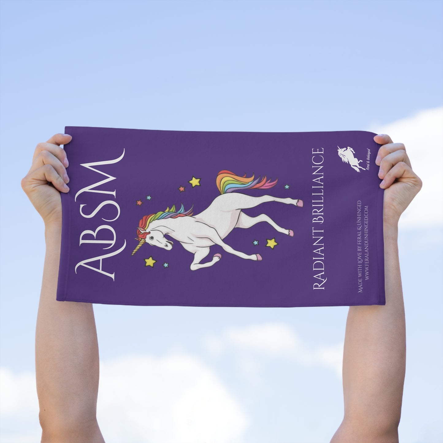ABSM Radiant Brilliance Rally Towel - Aubergine