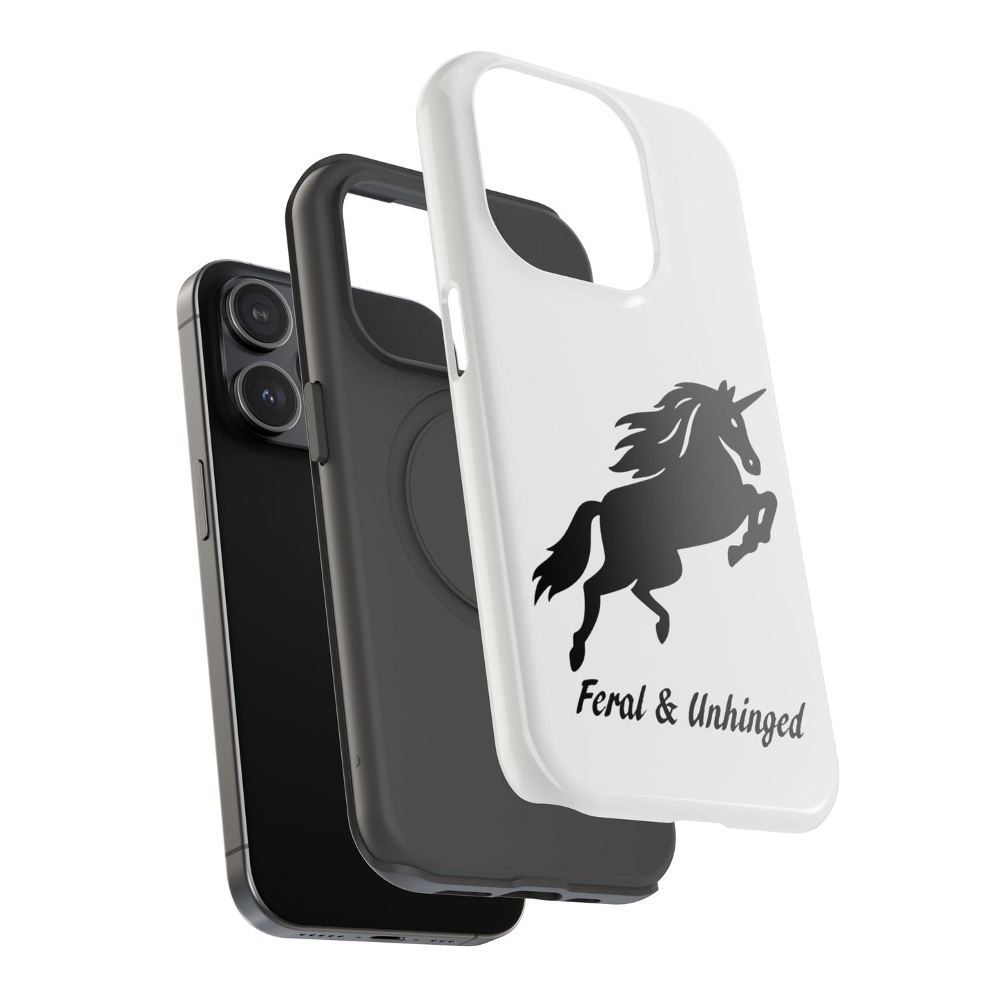 Feral Unicorn Phone Case - Impact-Resistant Protection