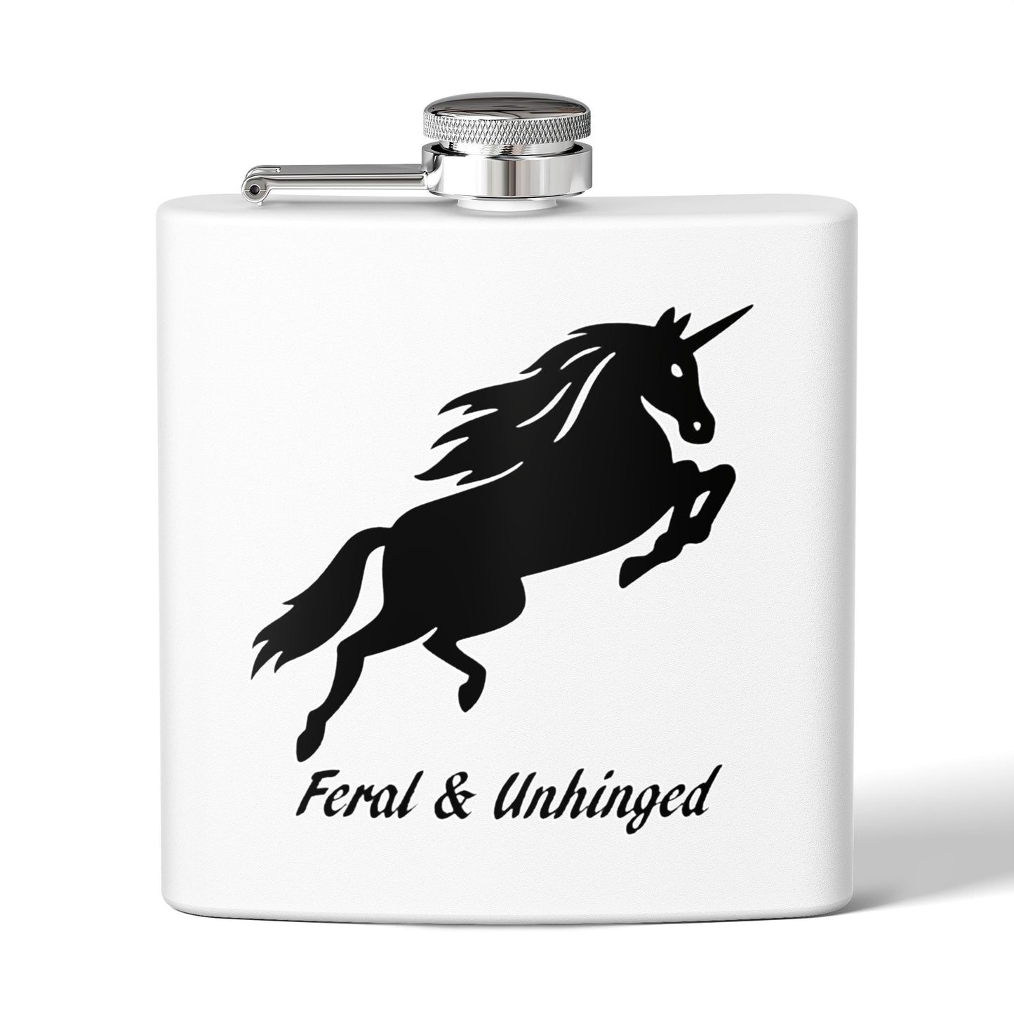 Feral & Unhinged Stainless Steel Flask - 6oz