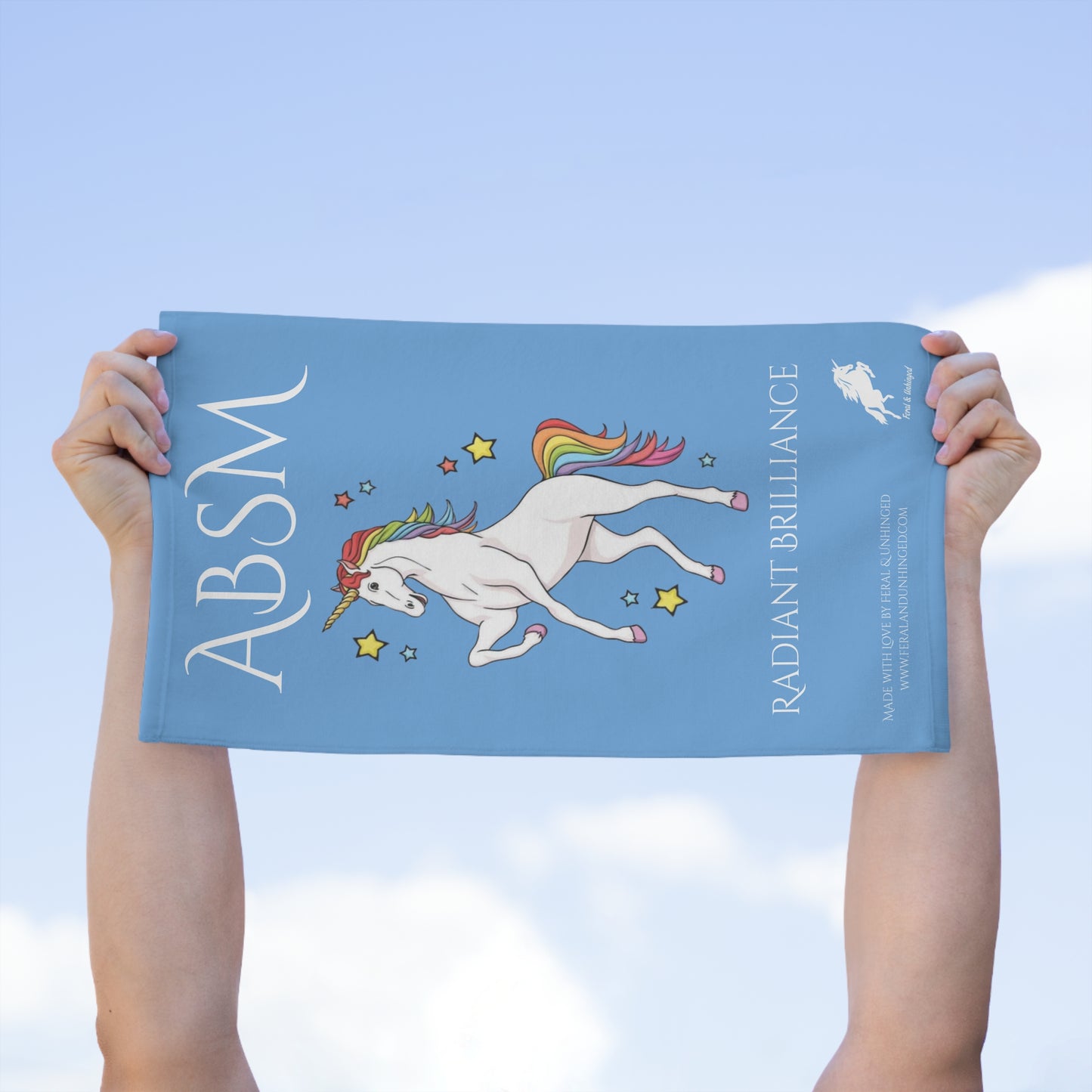 ABSM Radiant Brilliance Rally Towel - Sky Blue