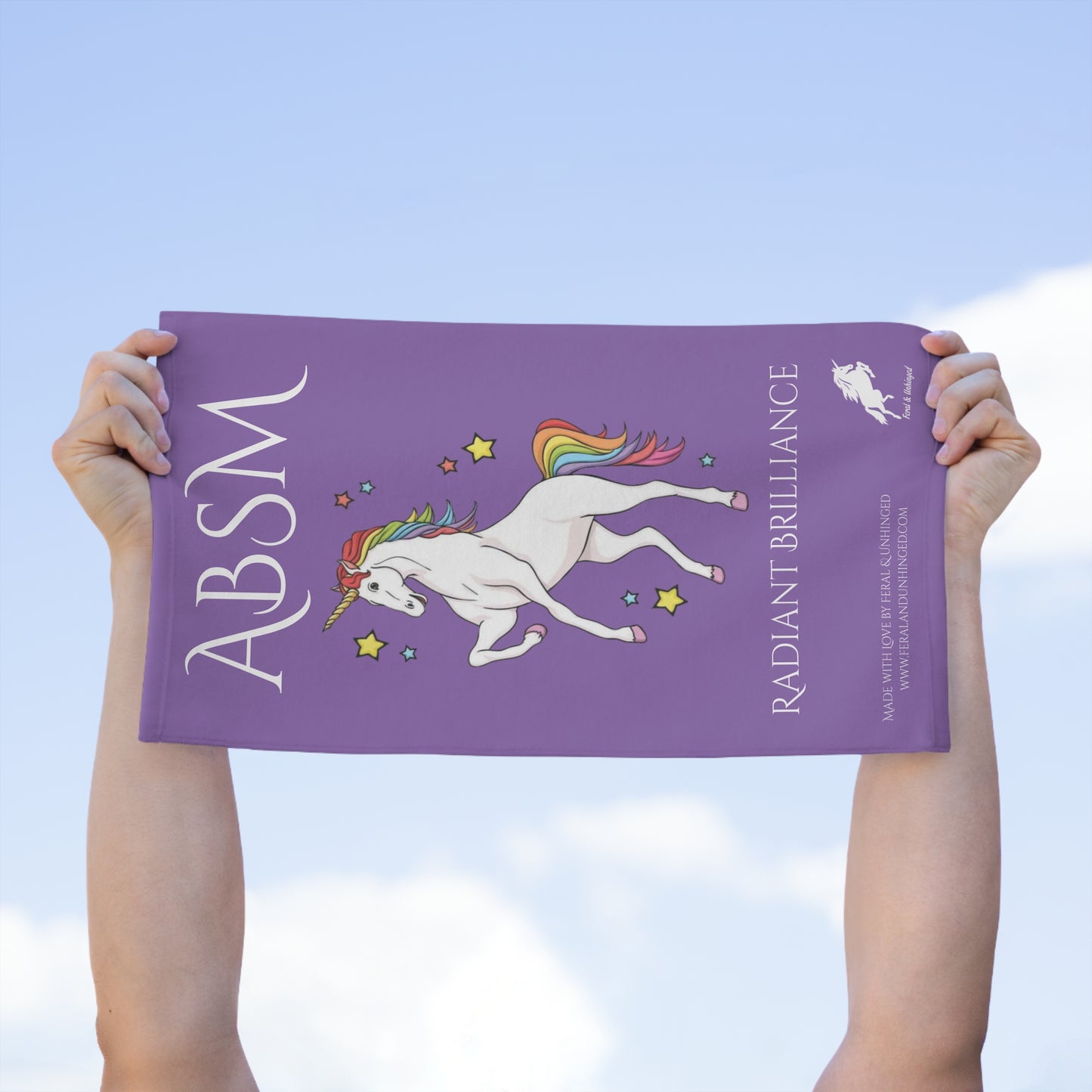 ABSM Radiant Brilliance Rally Towel - Lavender