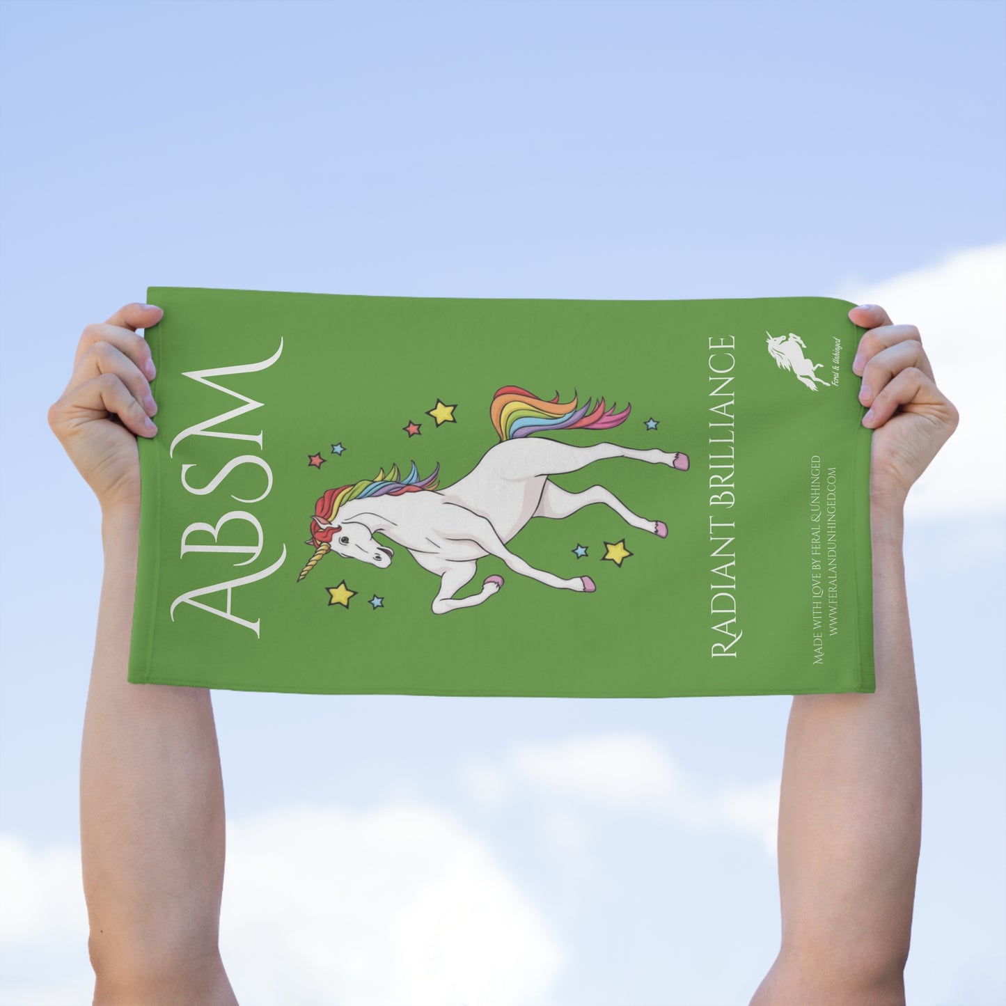 ABSM Radiant Brilliance Rally Towel - Light Green