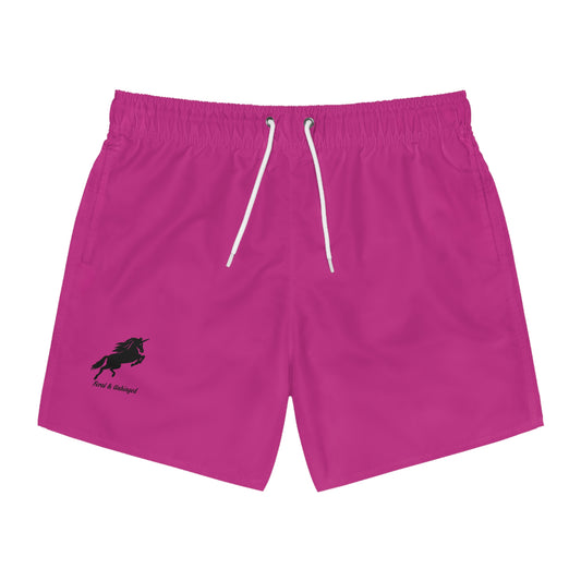 Feral and Unhinged Swim Trunks - Pretty in Pink
