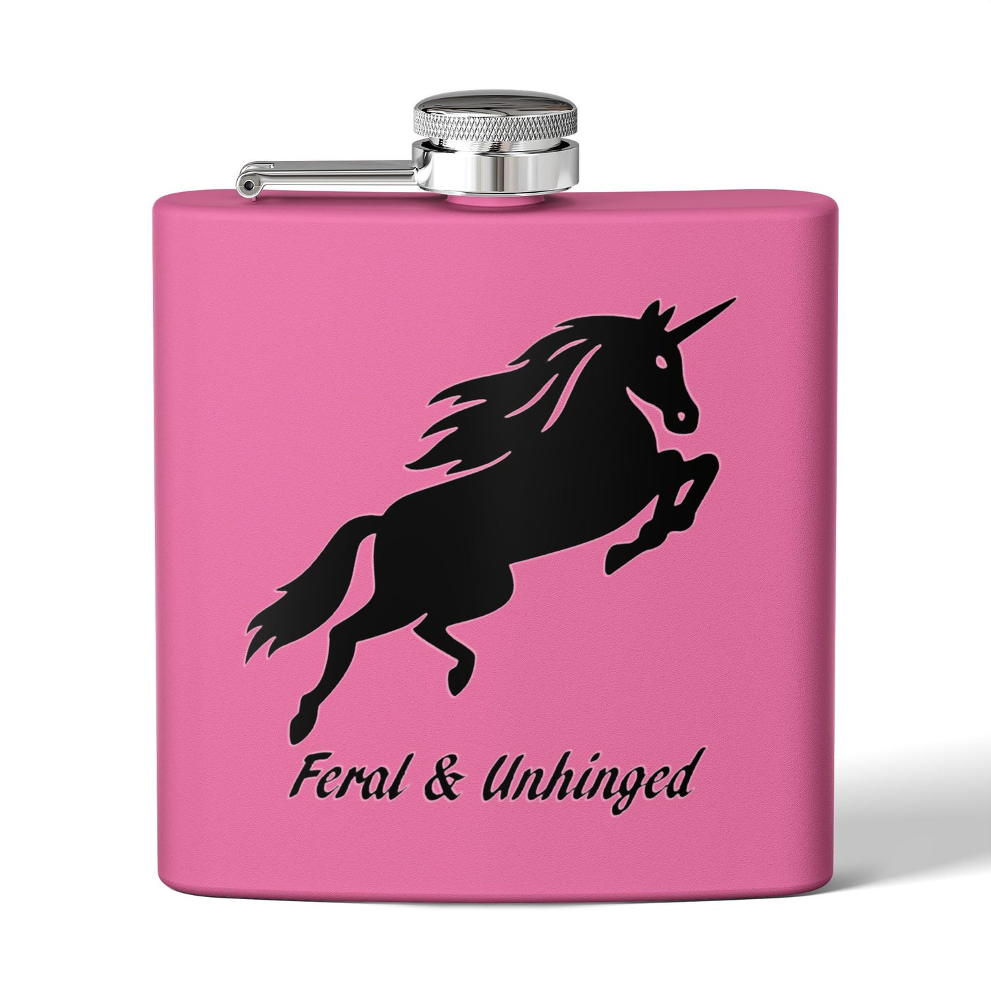 Feral & Unhinged Stainless Steel Flask - 6oz