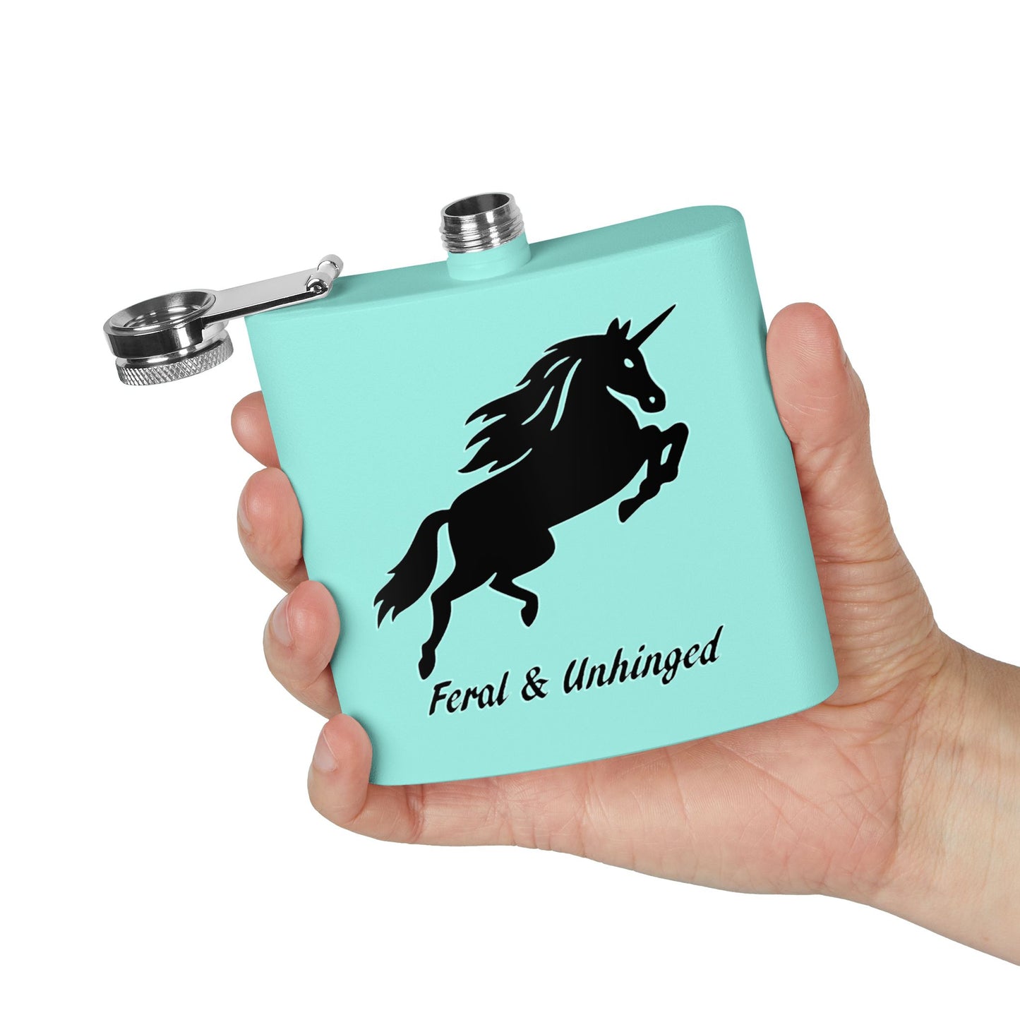 Feral & Unhinged Stainless Steel Flask - 6oz