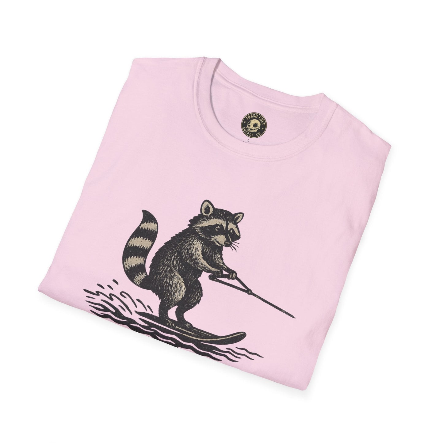 Feral Water Skiing Raccoon Vintage Shirt – Trash Cult Supply Co. | Gildan 2000 Softstyle