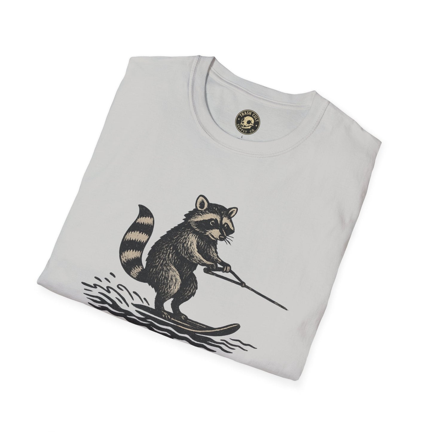 Feral Water Skiing Raccoon Vintage Shirt – Trash Cult Supply Co. | Gildan 2000 Softstyle