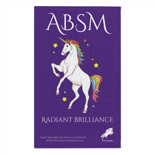 ABSM Radiant Brilliance Rally Towel - Aubergine