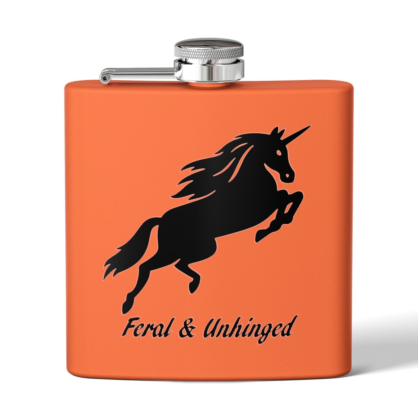 Feral & Unhinged Stainless Steel Flask - 6oz