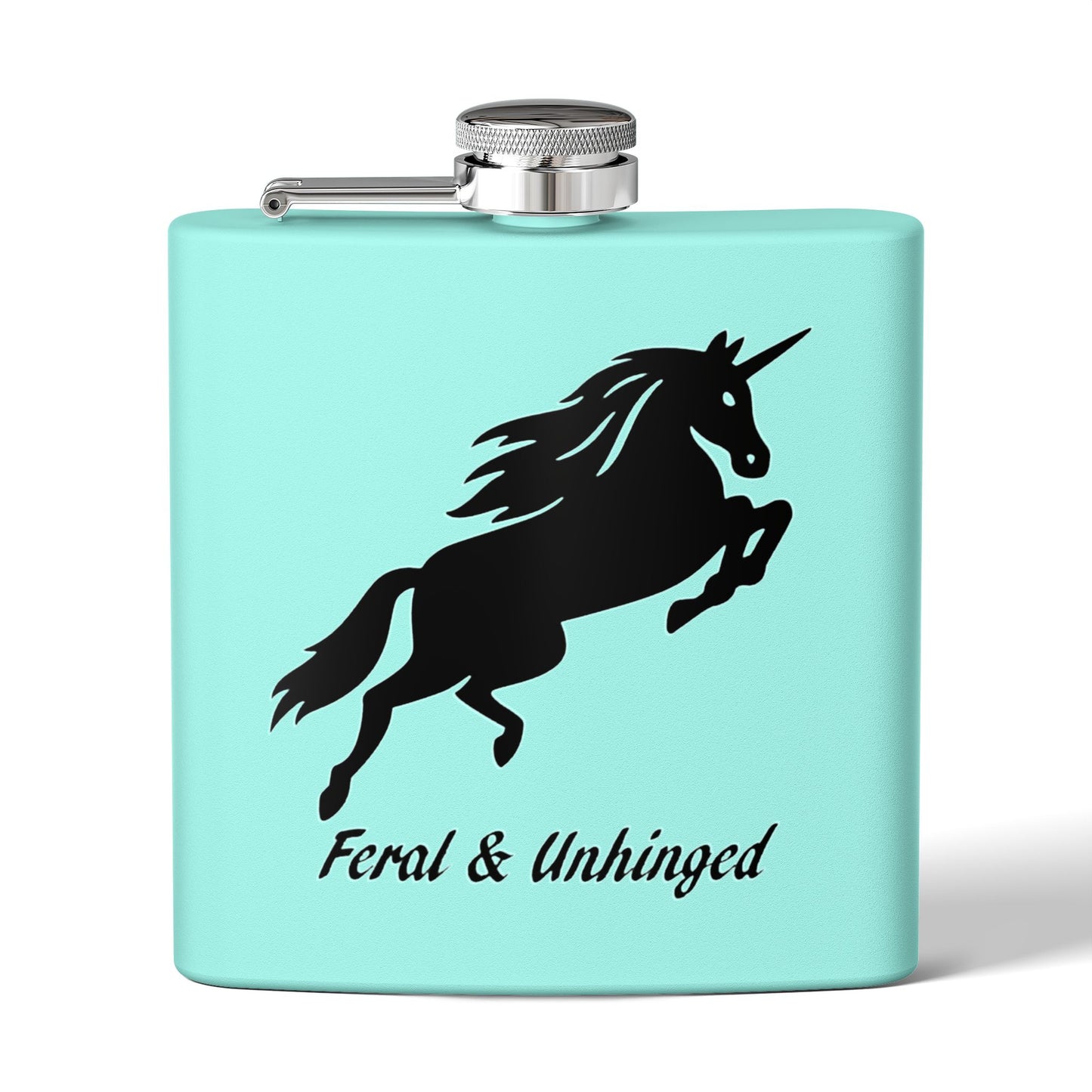 Feral & Unhinged Stainless Steel Flask - 6oz